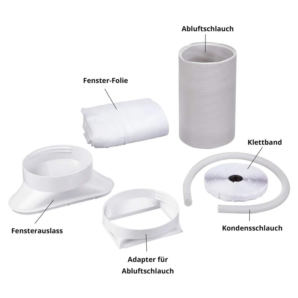 MEDION Smarte Mobile Klimaanlage Mit Abluftschlauch (leise, 3in1, Klimagerät, App Und Sprach- Steuerung, Kühlen Entfeuchten Ventilieren, Staubfilter, Geeignet Für Bis Zu 32qm, 9000BTU, MD37216) 9 MEDION Smarte Mobile Klimaanlage Mit Abluftschlauch (leise, 3in1, Klimagerät, App Und Sprach- Steuerung, Kühlen Entfeuchten Ventilieren, Staubfilter, Geeignet Für Bis Zu 32qm, 9000BTU, MD37216) – Bild 7