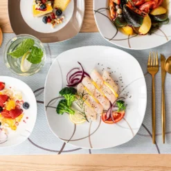 VEWEET Tafelservice 'Nikita' Aus Porzellan, 24 Teilig Geschirrset Beinhatlet Müslischalen, Dessertteller, Speiseteller Und Suppenteller, Geschirrservice Für 6 Personen 14 VEWEET Tafelservice 'Nikita' Aus Porzellan, 24 Teilig Geschirrset Beinhatlet Müslischalen, Dessertteller, Speiseteller Und Suppenteller, Geschirrservice Für 6 Personen -Kaufland Verkäufe 22fc1cb70eac8634616dd9028f354800