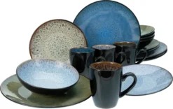 CreaTable 23629 Kombiservice Bali Für 4 Personen, Steinzeug, Mehrfarbig (1 Set, 16-teilig) -Kaufland Verkäufe 2302422aa2a0598b6439658c267eb7fb