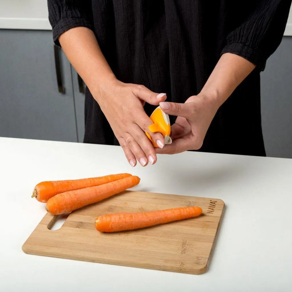 NAVA Sparschäler Zum Tragen Am HANDFINGER Obstschäler Gemüseschäler 5 NAVA Sparschäler Zum Tragen Am HANDFINGER Obstschäler Gemüseschäler – Bild 3