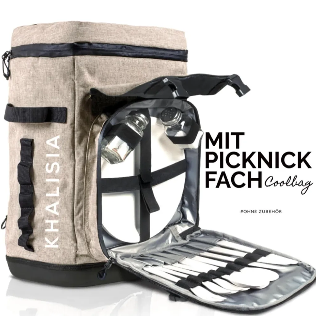 KHALISIA Kühltasche - Fahrradtasche Für Gepäckträger - Einsetzbar Als Gepäckträgertasche - Fahrrad Rucksack - Picknicktasche - Lunchtasche - Thermotasche Hält Kalt & Warm 4 KHALISIA Kühltasche - Fahrradtasche Für Gepäckträger - Einsetzbar Als Gepäckträgertasche - Fahrrad Rucksack - Picknicktasche - Lunchtasche - Thermotasche Hält Kalt & Warm – Bild 2