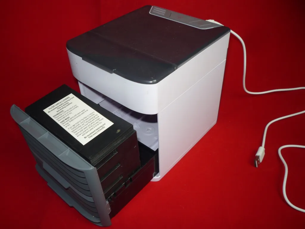 Mini Luftkühler Air Cooler Tisch-Ventilator Mit Befeuchtung Version 2 8 Mini Luftkühler Air Cooler Tisch-Ventilator Mit Befeuchtung Version 2 – Bild 6