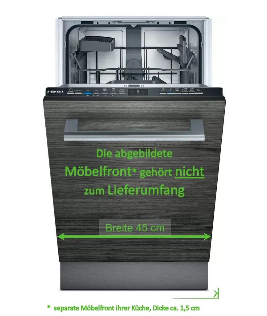 Siemens SR 61 IX 05 KE EB-Geschirrspüler45cm Vollintegr. 9.5L 48dB 5Prg DuoP. Siemens 12 Siemens SR 61 IX 05 KE EB-Geschirrspüler45cm Vollintegr. 9.5L 48dB 5Prg DuoP. Siemens – Bild 10