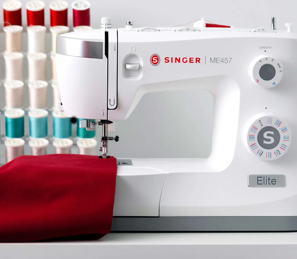 Singer Nähmaschine ME457 Stichzahl 33, Knopflochzahl 1, Weiß 8 Singer Nähmaschine ME457 Stichzahl 33, Knopflochzahl 1, Weiß – Bild 6