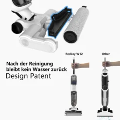 Redkey W12 Kabelloser Nass-und Trockensauger,72dB,Selbstreinigung,3-in-1 Waschsauger, Kehren Und Wischen Handstaubsauger(mit 3 Bürste) -Kaufland Verkäufe 2499b5a4479c5f8d48608f3339949598