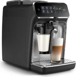 Philips Kaffeevollautomat 3200 Series, 5 Kaffeespezialitäten, LatteGo Milchsystem, Touchdisplay, Schwarz (EP3246/70) -Kaufland Verkäufe 2672292f5274cb3e83307f953f254477