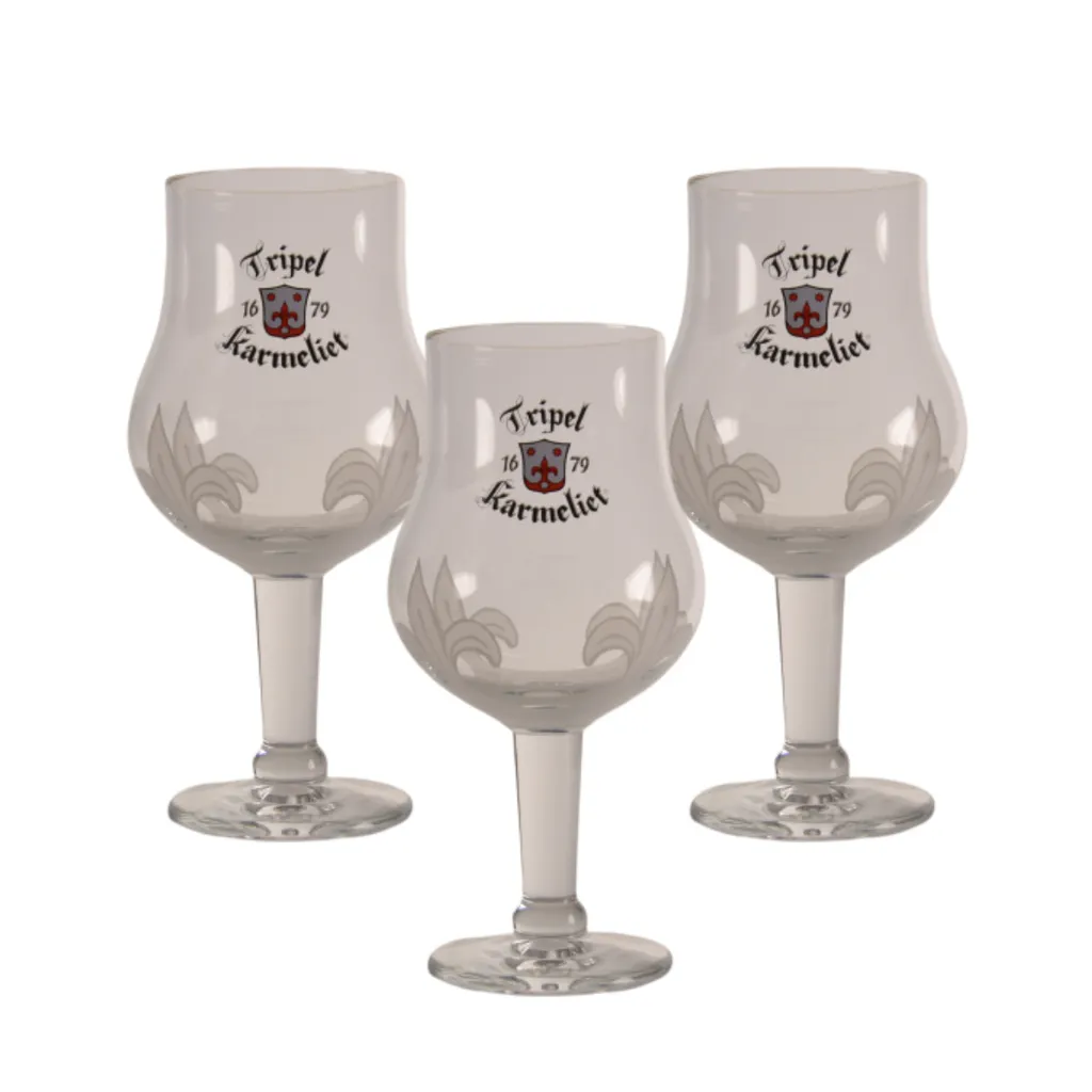 Tripel Karmeliet Bierglas - 33cl (3 Stück) 3 Tripel Karmeliet Bierglas - 33cl (3 Stück)