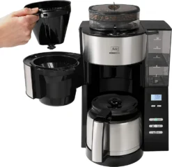 Melitta Aroma Fresh Therm - Kaffeemaschine - Edelstahl/schwarz 26 Melitta Aroma Fresh Therm - Kaffeemaschine - Edelstahl/schwarz -Kaufland Verkäufe 27180a59d367fc4fd060dec69466aaaa