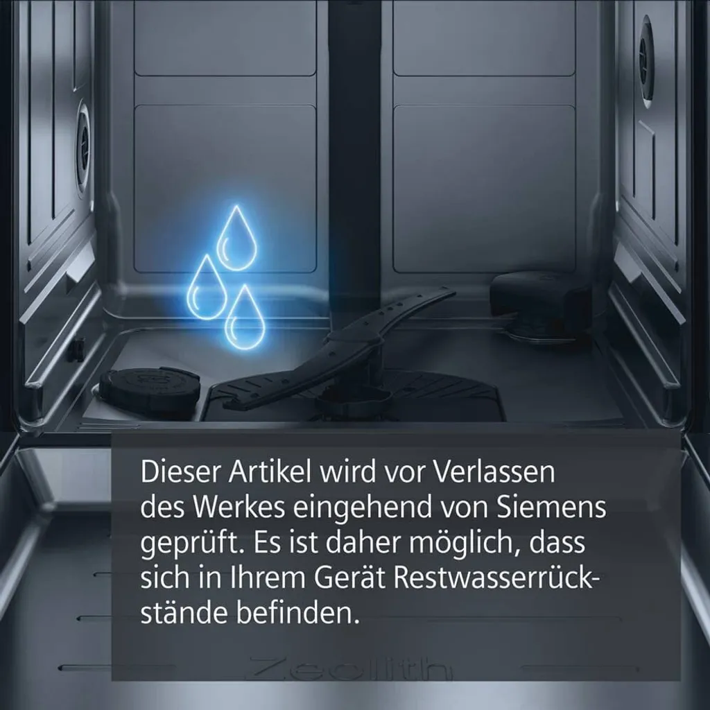 Siemens SN47YS03CE IQ700 Smarter Geschirrspüler Unterbau, 60 Cm Breit, Besteckschublade, GlassZone Schonende Reinigung Ihrer Gläser, VarioSpeed Plus On Demand Der Spül-Turbo, EmotionLight 5 Siemens SN47YS03CE IQ700 Smarter Geschirrspüler Unterbau, 60 Cm Breit, Besteckschublade, GlassZone Schonende Reinigung Ihrer Gläser, VarioSpeed Plus On Demand Der Spül-Turbo, EmotionLight – Bild 3