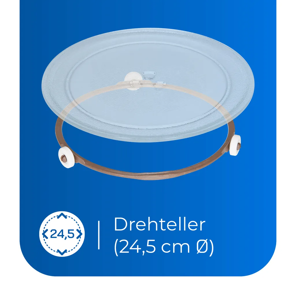 Exquisit Mikrowelle MW 717-7 Sw | 700 Watt | Schwarz 6 Exquisit Mikrowelle MW 717-7 Sw | 700 Watt | Schwarz – Bild 4