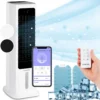 Klarstein Mobiles Klimagerät Ohne Abluftschlauch - 360° Luftkühler Mit Wasser Ventilator Luftbefeuchter Luftreiniger Funktion - App-Steuerung - 6L Wassertank - Klimaanlage Mobil Mit Fernbedienung -Kaufland Verkäufe 28d0489ba14e852784e945b2224c543f