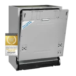 Exquisit Einbaugeschirrspüler EGSP1012-E-030E Silber | Vollintegriert | 12 Gedecke | Silber