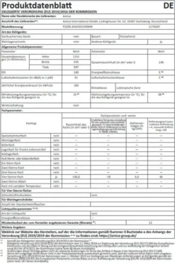 Amica GS 15406 W, Gefrierschrank, 125 Cm Höhe, Weiß, -Kaufland Verkäufe 29770efdde85bd38d3d0dd27f9fd7bb3