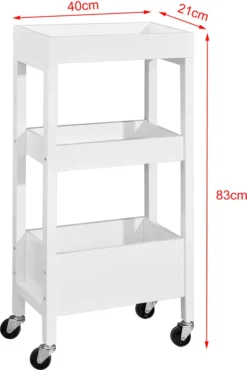 SoBuy® Rollwagen Mit 3 Fächern Nischenwagen Badrollwagen Küchenregal Küchenwagen, Weiß,FKW49-W 18 SoBuy® Rollwagen Mit 3 Fächern Nischenwagen Badrollwagen Küchenregal Küchenwagen, Weiß,FKW49-W -Kaufland Verkäufe 29904f302c550b740d93a5935aafdbd8