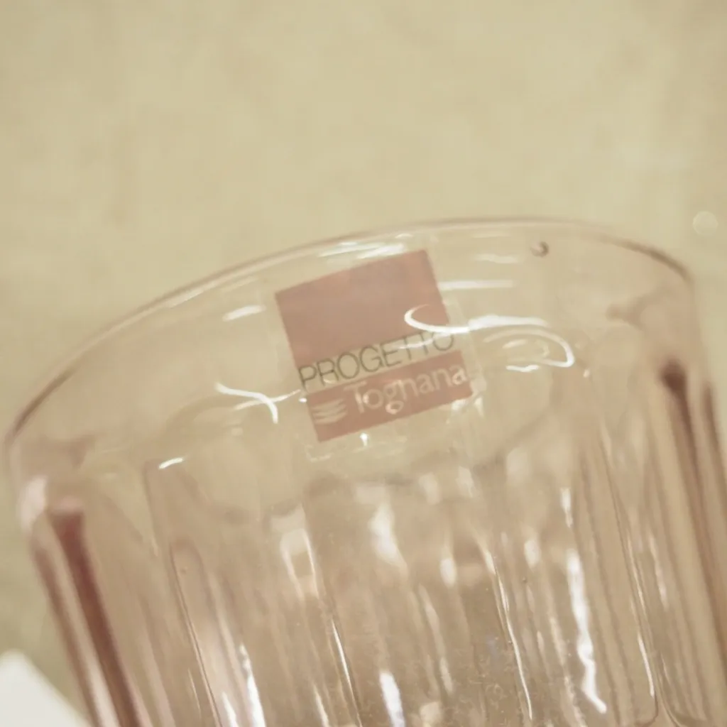 Wassergläser Solange Reliefmuster 6xSet Rosa Transparent 265ml 6 Wassergläser Solange Reliefmuster 6xSet Rosa Transparent 265ml – Bild 4