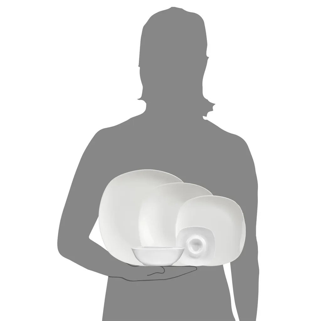 Sänger SÄNGER Porzellan Geschirrset Bilgola, Tafelservice 30 Teilig Für 6 Personen 7 Sänger SÄNGER Porzellan Geschirrset Bilgola, Tafelservice 30 Teilig Für 6 Personen – Bild 5