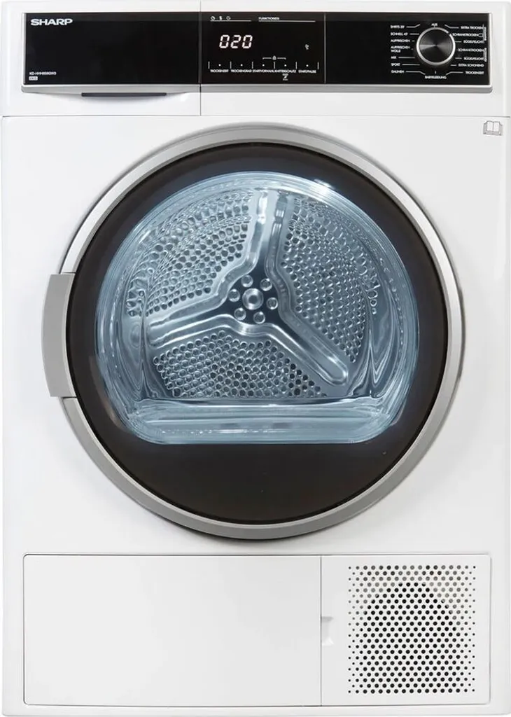 Sharp KD-HHH8S8GW3-DE Wäschetrockner Trockner Wärmepumpentrockner 8kg 8 Sharp KD-HHH8S8GW3-DE Wäschetrockner Trockner Wärmepumpentrockner 8kg – Bild 6