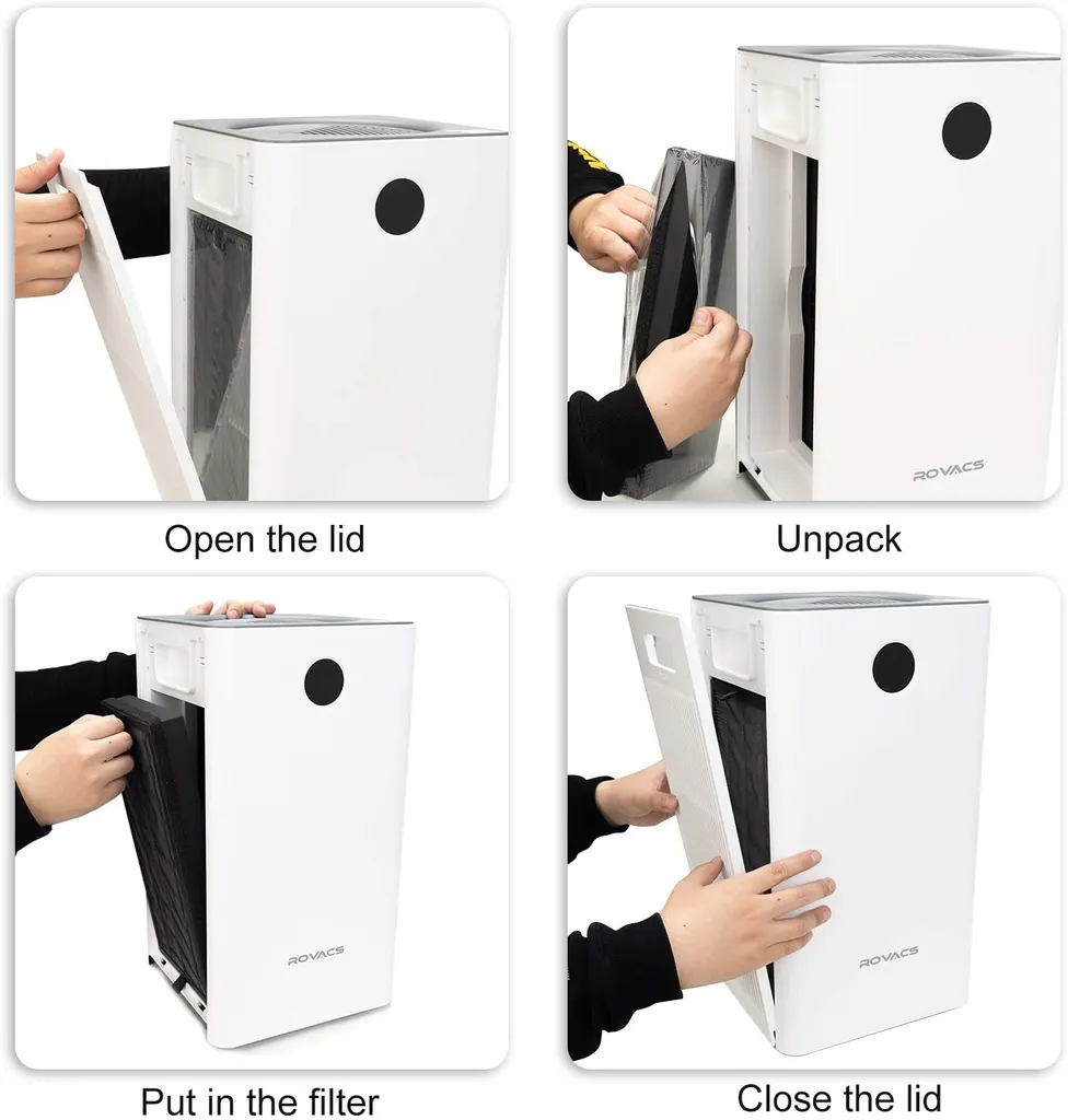 ROVACS Luftreiniger H13 Original HEPA Filter (2er Pack) Kompatibel Für Luftreiniger Modell: RV320 7 ROVACS Luftreiniger H13 Original HEPA Filter (2er Pack) Kompatibel Für Luftreiniger Modell: RV320 – Bild 5