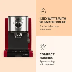 Passionata 20 Espressomaschine 20 Bar 6 Tassen 1,25 Liter Milchschaum -Kaufland Verkäufe 2aa6a4e4f16a68328090d72f5631f8f2