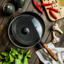 Gusspfanne Ø 24 Cm Mit DECKEL Bratpfanne Gusseisen MAYSTERNYA IRON WOOD -Kaufland Verkäufe 2aece5ba8df0220eaca6465f11d7bf9b