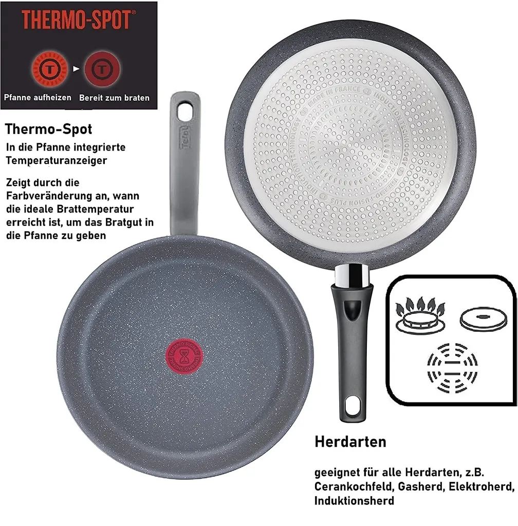 Tefal G13409 Healthy Wokpfanne Induktion 28cm -3 Tlg, Edelstahl Wok Bratpfanne Antihaft-beschichtet, Spülmaschinenfest, Rutschfester Griff, Für Alle Herdarten 4 Tefal G13409 Healthy Wokpfanne Induktion 28cm -3 Tlg, Edelstahl Wok Bratpfanne Antihaft-beschichtet, Spülmaschinenfest, Rutschfester Griff, Für Alle Herdarten – Bild 2