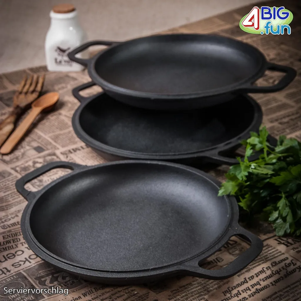 Gusseisen Topf 4L Gusseiserner Topf Ø 22cm Kochtopf Aus Gusseisen Mit Deckel-Bratpfanne 5 Gusseisen Topf 4L Gusseiserner Topf Ø 22cm Kochtopf Aus Gusseisen Mit Deckel-Bratpfanne – Bild 3