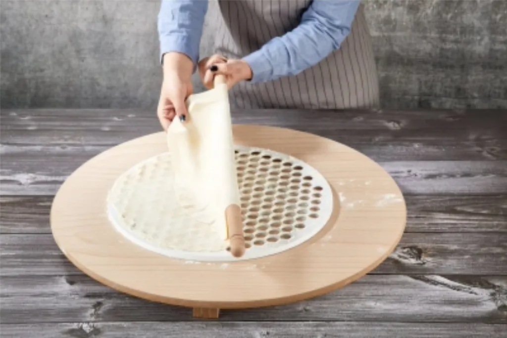 Ravioli Shaper Knödel Manti Form Manti Kalibi Maulkorb Pelmeni Teig Form 216 Loch 43 Cm 5 Ravioli Shaper Knödel Manti Form Manti Kalibi Maulkorb Pelmeni Teig Form 216 Loch 43 Cm – Bild 3