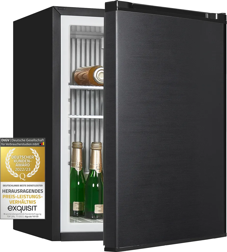 Exquisit Absorber Kühlschrank FA60-260G SchwarzPV | Hotelkühlschrank | 43 L Nutzinhalt | Schwarz 3 Exquisit Absorber Kühlschrank FA60-260G SchwarzPV | Hotelkühlschrank | 43 L Nutzinhalt | Schwarz