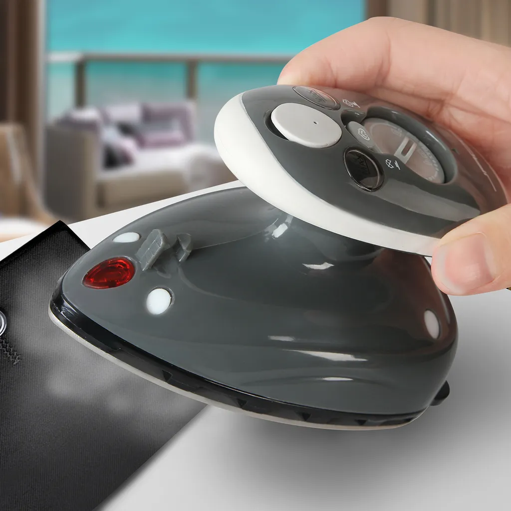 Jago® Mini Bügeleisen - Grau, 260-420 W, Antihaft Bügelsohle, Wassertank 40 Ml, 100-240 V Netzspannung Umschaltbar, Mit/ohne Dampf - Dampfbügeleisen, Reisebügeleisen 7 Jago® Mini Bügeleisen - Grau, 260-420 W, Antihaft Bügelsohle, Wassertank 40 Ml, 100-240 V Netzspannung Umschaltbar, Mit/ohne Dampf - Dampfbügeleisen, Reisebügeleisen – Bild 5