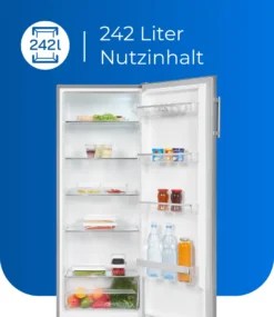 Exquisit Vollraumkühlschrank KS320-V-H-040E Inoxlook | 242 L Nutzinhalt | Edelstahloptik -Kaufland Verkäufe 2be9eac5fa4d39898cecda74628a07fe