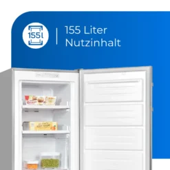 Exquisit Gefrierschrank GS231-NF-H-040D Inoxlook | 161 L Nutzinhalt | NoFrost | Umluftkühlung | LED-Anzeige | Wechselbarer Türanschlag | Edelstahloptik -Kaufland Verkäufe 2c2e82dddae1c8b33cacb63d9b96ff6b