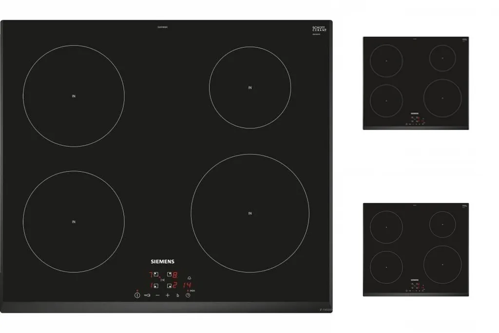 SIEMENS EU651BEB1E Induktionskochfeld - 4 Bereiche - 4600 W Max - L59,2 X D52,2 Cm - Glasbeschichtung - Farbe Schwarz 4 SIEMENS EU651BEB1E Induktionskochfeld - 4 Bereiche - 4600 W Max - L59,2 X D52,2 Cm - Glasbeschichtung - Farbe Schwarz – Bild 2