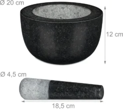 Relaxdays Runder Mörser Mit Stößel Aus Granit -Kaufland Verkäufe 2cfd5ae519de56a9514a54408fcfcea5