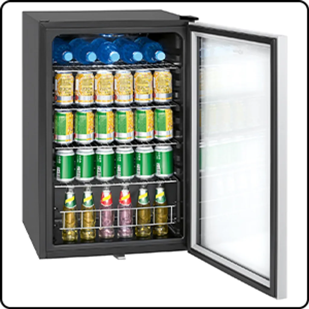 Bomann Glastür-Kühlschrank KSG 7283.1 115 Liter 4 Bomann Glastür-Kühlschrank KSG 7283.1 115 Liter – Bild 2