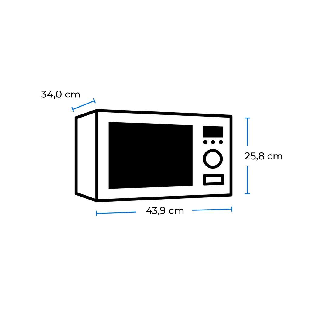 Exquisit Mikrowelle MW 802 | 700 Watt | Timer | Auftaufunktion | Weiß 8 Exquisit Mikrowelle MW 802 | 700 Watt | Timer | Auftaufunktion | Weiß – Bild 6