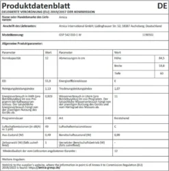 Amica - GSP 542 010 W - Stand-Geschirrspüler - Weiß - 60 Cm 9 Amica - GSP 542 010 W - Stand-Geschirrspüler - Weiß - 60 Cm -Kaufland Verkäufe 2d2e9cc4286fa7b75e05381212d847cb