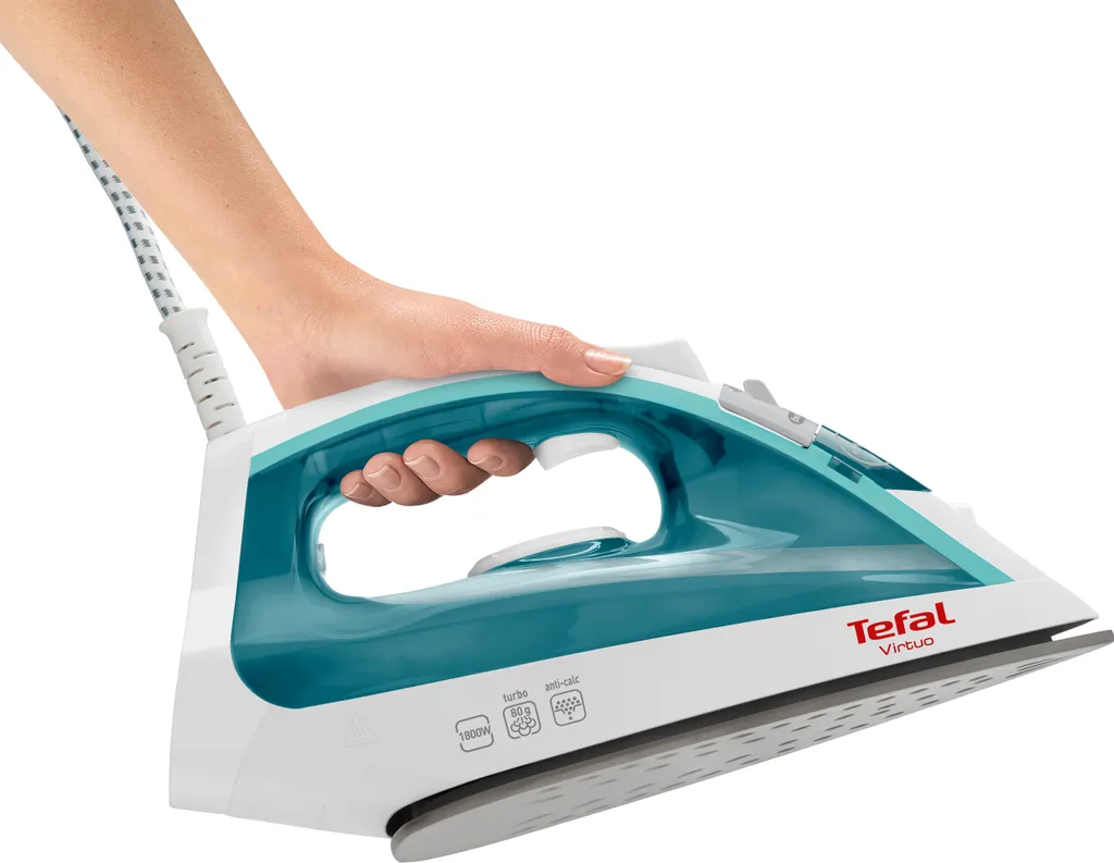 Tefal Virtuo Dampfbügeleisen FV1710 - 1800 W - Dampfstoß 80 G/Min 4 Tefal Virtuo Dampfbügeleisen FV1710 - 1800 W - Dampfstoß 80 G/Min – Bild 2