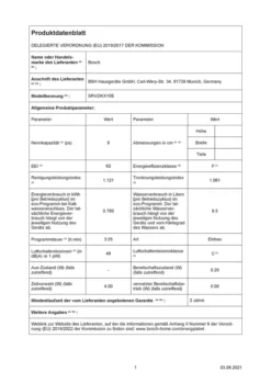 Bosch SRV2IKX10E Spülmaschine 45cm -Kaufland Verkäufe 2d8c6a48cde4aa04d294a89d7e17be8b