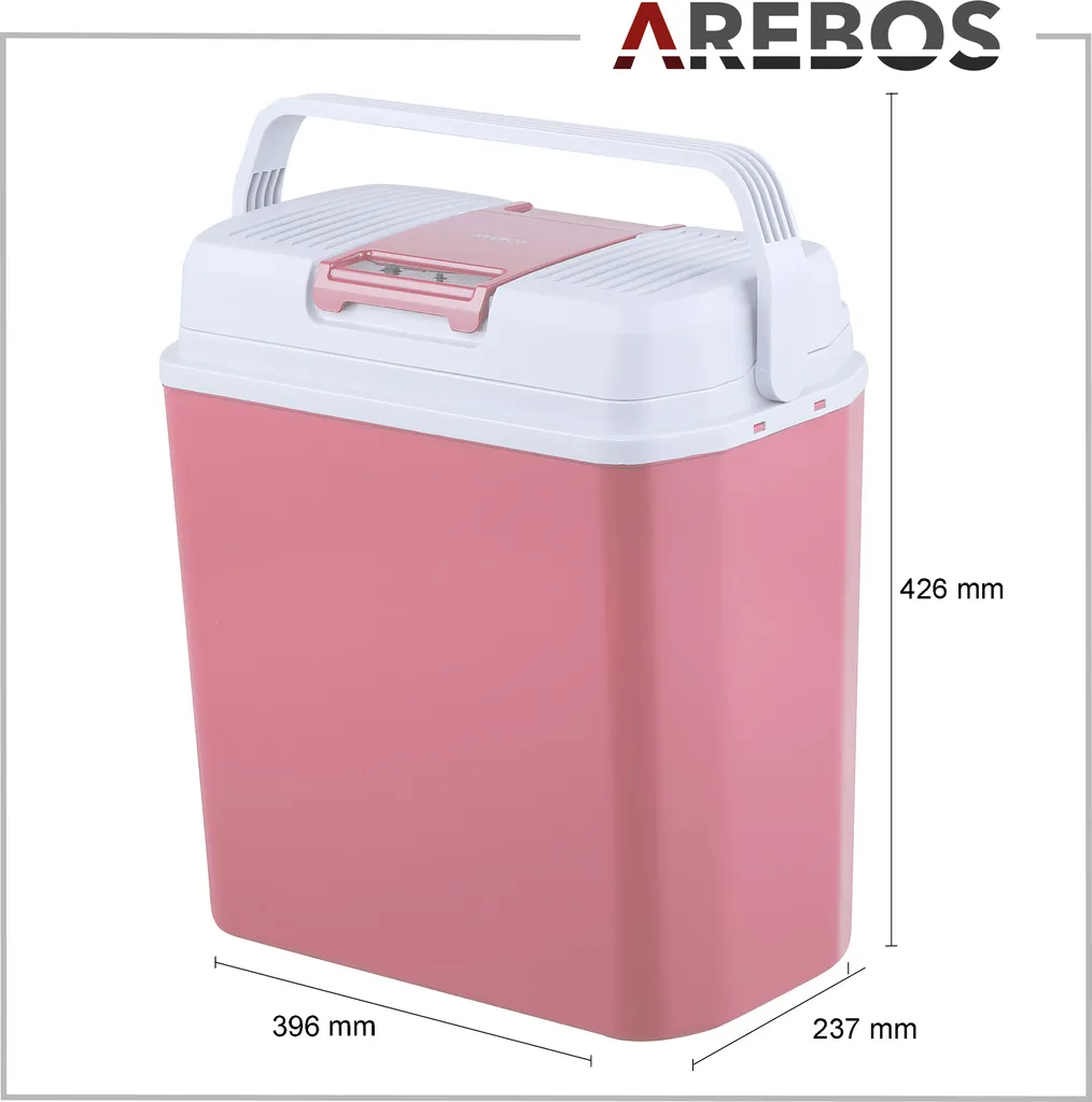 AREBOS 20 Liter Kühlbox Elektrisch, Klein, Zum Kühlen Und Warmhalten, Mit ECO Modus, 12/230 V Für Auto Und Steckdose, Kühltasche, Isoliertasche 7 AREBOS 20 Liter Kühlbox Elektrisch, Klein, Zum Kühlen Und Warmhalten, Mit ECO Modus, 12/230 V Für Auto Und Steckdose, Kühltasche, Isoliertasche – Bild 5