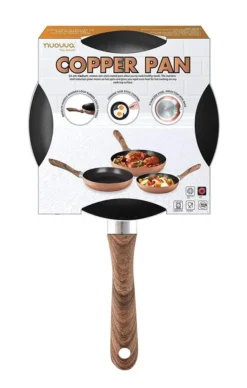 Nuovva Kupfer Bratpfanne - Keramische Antihaftbeschichtung - Holzgriff Bratpfanne - Ø 24 Cm Induktion - PTFE-frei 13 Nuovva Kupfer Bratpfanne - Keramische Antihaftbeschichtung - Holzgriff Bratpfanne - Ø 24 Cm Induktion - PTFE-frei -Kaufland Verkäufe 2e7537414461b0ce84b4c3f1bba3b373
