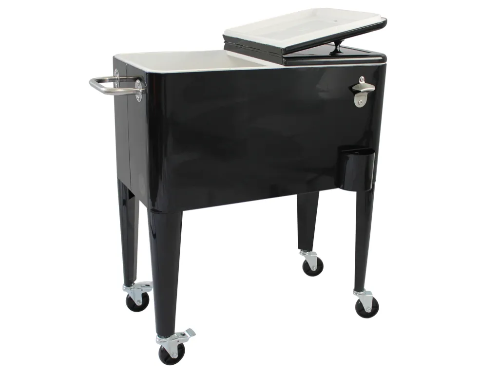 Kailua Cooler - Amerikanische Kühlbox, Kühlwagen, Party Getränkekühler, Schwarz 6 Kailua Cooler - Amerikanische Kühlbox, Kühlwagen, Party Getränkekühler, Schwarz – Bild 4