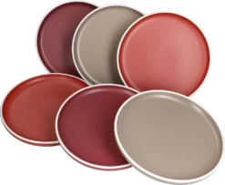 Van Well Liz 24tlg Kombi-Service 6 Pers. Steingut Sand Rot Terracotta Geschirrset -Kaufland Verkäufe 2f22d2e8cca1e791adb61dad58742aef