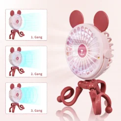 CMYBABEE Tragbare Fan Octopus Ventilator Mit Teleskop Stativ 3-Speed Einstellung Mit Nachtlicht Usb-Lade Geeignet Für Kinderwagen/Camping/Auto Sitz [2022 Neu] -Kaufland Verkäufe 2f761f00fda63183a3f3e828784673a6