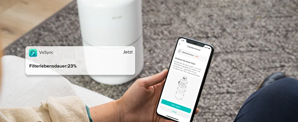 LEVOIT Luftreiniger Allergiker Mit H13 HEPA Luftfilter Core 300S 19 LEVOIT Luftreiniger Allergiker Mit H13 HEPA Luftfilter Core 300S – Bild 17