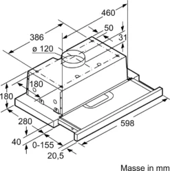 Bosch Serie 4 DFT63AC50 - 360 M³/h - Abluft/Umluft - E - D - D - 68 DB -Kaufland Verkäufe 2f992865bab933d944cfe3f7b13d831c