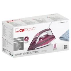 Clatronic Dampfbügelautomat DB 3705, 2.600 W, Kratzfeste Keramiksohle, Stufenlose Temperatur, 4-stufige Dampfregelung, 7 Funktionen, Weiß/rot 37 Clatronic Dampfbügelautomat DB 3705, 2.600 W, Kratzfeste Keramiksohle, Stufenlose Temperatur, 4-stufige Dampfregelung, 7 Funktionen, Weiß/rot -Kaufland Verkäufe 304ded0253ed64f7f0f89d132af18d93