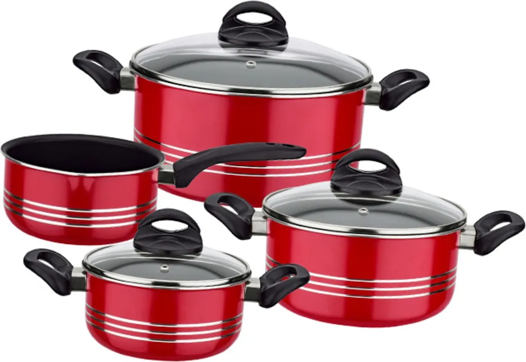 Kochtopf-Set Milano Color 4-tlg. ROT 6 Kochtopf-Set Milano Color 4-tlg. ROT – Bild 4