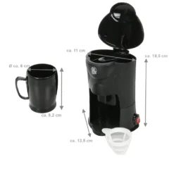 Kaffeemaschine Für 1 Tasse Mit Dauerfilter, An-/Aus-Schalter Mit LED, Befestigungsmaterial, 24 V Für LKW, Wohnmobil, Boot -Kaufland Verkäufe 307f75625f98de04cf0876752a370934