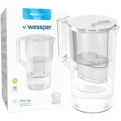 Wessper Wasserfilterkanne 2.5 L Kompatibel Mit Brita Maxtra, Wasser Filtersystem Zur Reduzierung Von Kalk, Chlor | Inklusive 1 Wasserfilterkanne + Wasserfilter -Kartusche Weiß/Weiß 20 Wessper Wasserfilterkanne 2.5 L Kompatibel Mit Brita Maxtra, Wasser Filtersystem Zur Reduzierung Von Kalk, Chlor | Inklusive 1 Wasserfilterkanne + Wasserfilter -Kartusche Weiß/Weiß -Kaufland Verkäufe 3116330db7650b833663214e10c8ea1e