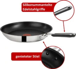 Tefal E76 Jamie Oliver Pfanne 28 Cm Induktion 3 TLG Set 4, NR 1, Bratpfanne Hoher Rand, Antihaft-beschichtet, Backofenofengeeignet, Spülmaschinenfest, Hohe GLEITFÄHIGKEIT,FÜR ALLE HERDARTEN -Kaufland Verkäufe 31b51111b9a9822dc02cb5b244c2937e